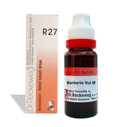 Dr. Reckeweg Anti-Renal Stone Combo (R27 + Berberis Vul Mother Tincture Q)