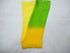 Plain Yellow And Green Border Chiffon Saree