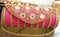 Fancy Mirror And Metal Beads Work Clutch - 250gms