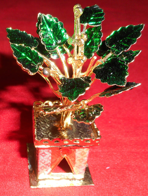Pure Silver Tulasi Plant Idol 30g