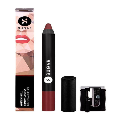 Sugar Matte As Hell Crayon Lipstick Stephanie Plum | Plum Mauve