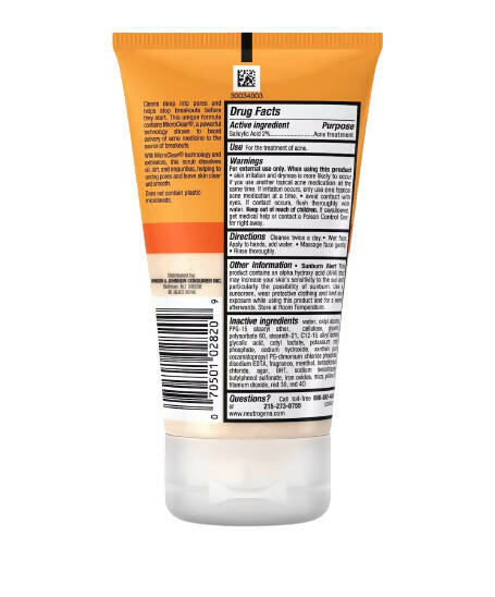 Neutrogena Oil Fresh Acne Wash Daily Scrub