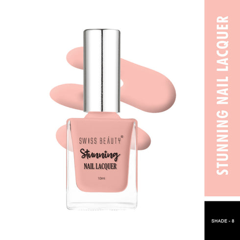 Swiss Beauty Stunning Nail Lacquer Pack Of 2 10ml Each