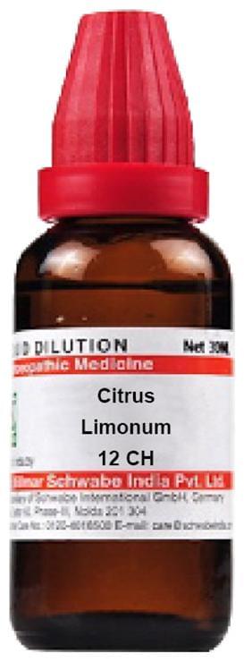 Dr Willmar Schwabe India Citrus Limonum Dilution 12 CH