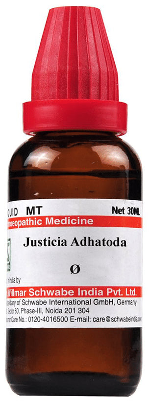 Dr Willmar Schwabe India Justicia Adhatoda Mother Tincture Q