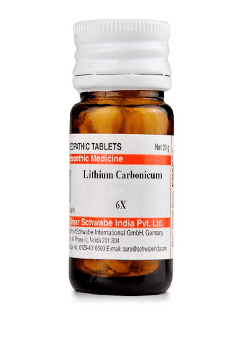 Dr Willmar Schwabe India Lithium Carbonicum Trituration Tablet 6X