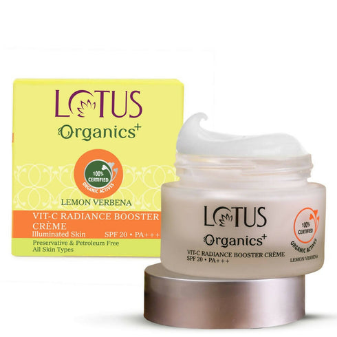 Lotus Organics+ Vit | C Radiance Booster Creme SPF 20 PA+++ | Lemon Verbena