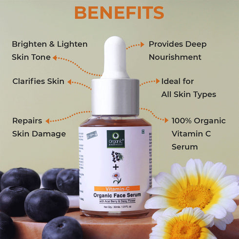 Organic Harvest Vitamin C Organic Face Serum