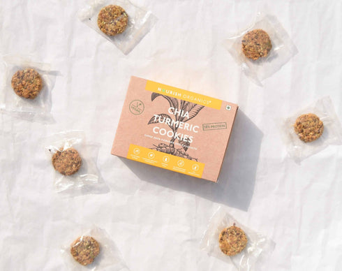 Nourish Organics Chia Turmeric Cookies