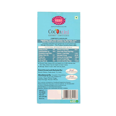 Cocoatini Roasted Almond Milk Chocolate