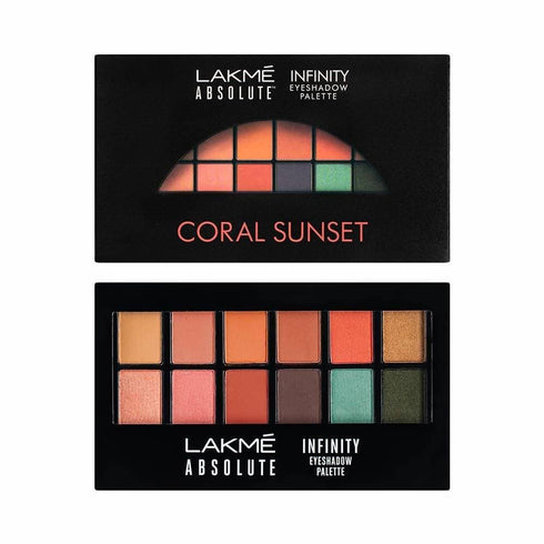 Lakme Absolute Infinity Eye Shadow Palette | Coral Sunset