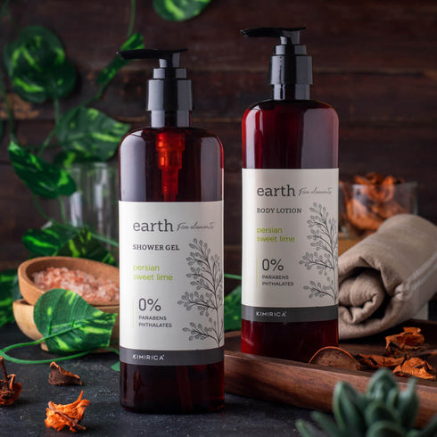 Kimirica Earth Shower Gel and Body Lotion Body Care Duo 290ml
