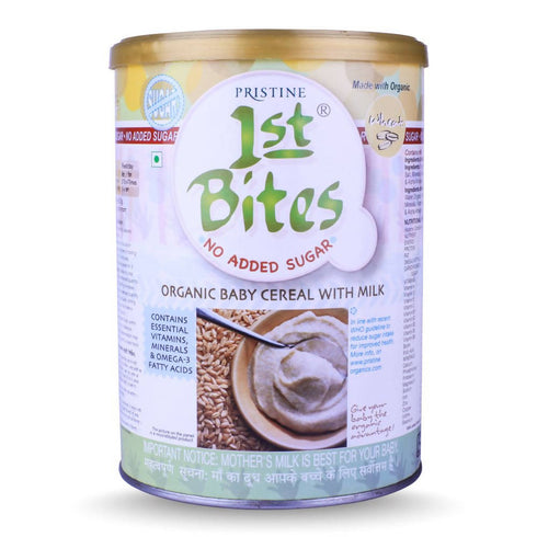 Pristine 1st Bites Organic Wheat Baby Cereal Stage|1 Tin