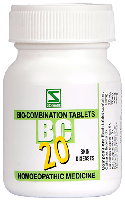 Dr Willmar Schwabe India Bio Combination 20 (BC 20) Tablet