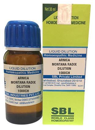 SBL Arnica Montana Radix Dilution 1000 CH