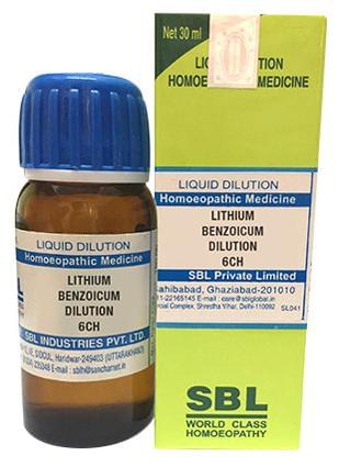 SBL Lithium Benzoicum Dilution 6 CH