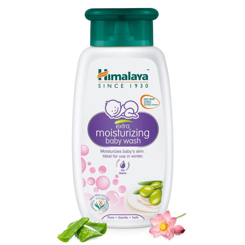 HIMALAYA EXTRA MOISTURIZING BABY WASH 200ML