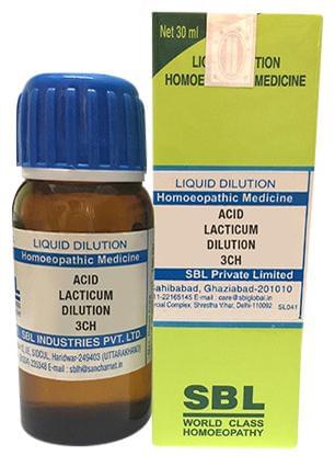 SBL Acid Lacticum Dilution 3 CH