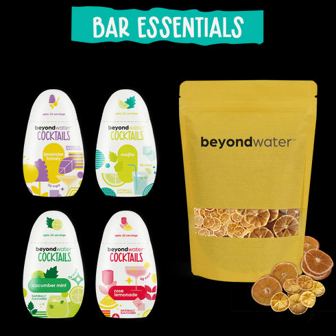 Beyond water Beyondwater Bar Essentials | 4 Cocktails | 1 Mixed Garnish