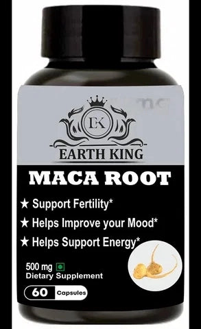Earth King Maca Root 500mg Capsule 60 Caps