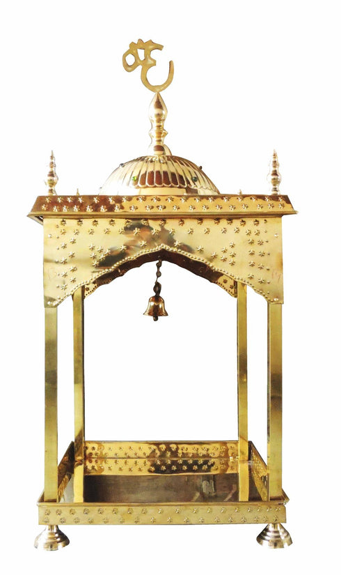 Brass Temple Round Dom 12.2Kg