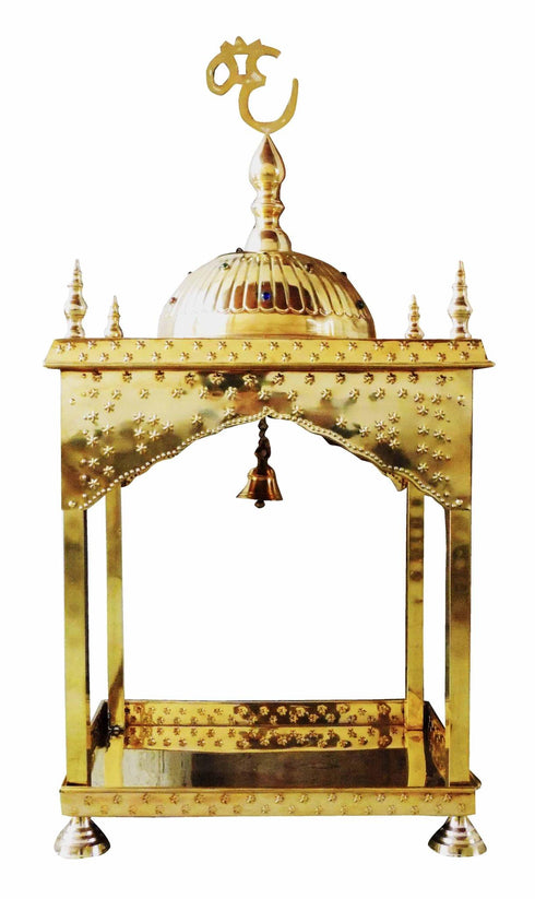 Brass Temple Round Dom 9.56Kg