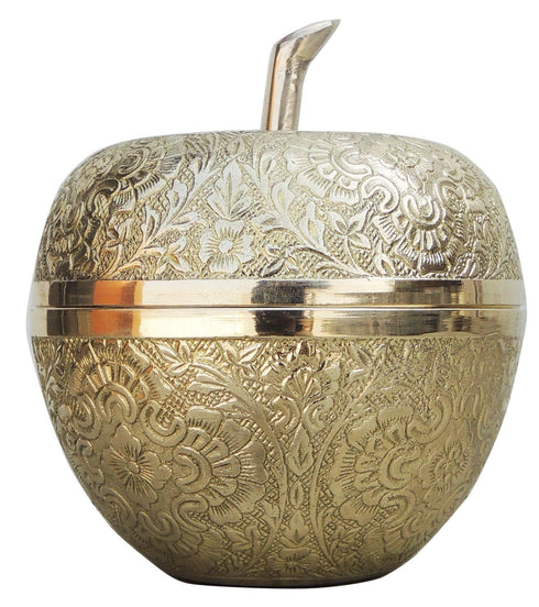 Brass Apple Shape Bowl 0.74Kg