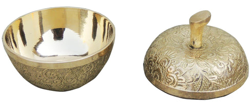 Brass Apple Shape Bowl 0.175Kg