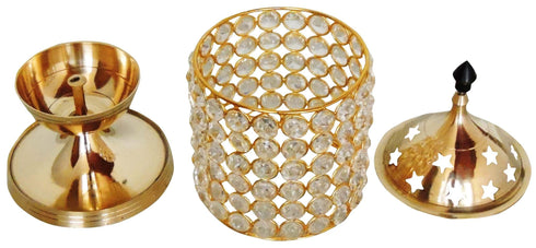 Brass Table Oil Lamp Deep Jyoti 0.67Kg