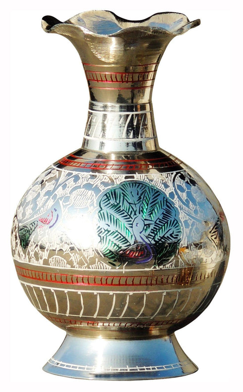 Brass Home And Garden Flower Pot 0.29Kg