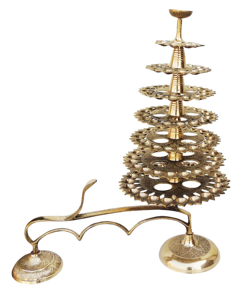 Brass Ganga Arti 108 Bati 5.97Kg