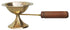 Brass Oil Lamp Deepak With Wooden Handle 0.11Kg
