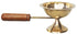 Brass Oil Lamp Deepak With Wooden Handle 0.13Kg