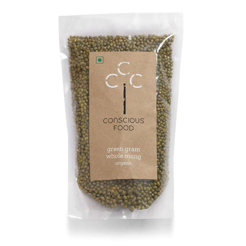 Conscious Food Green Gram |Whole Mung