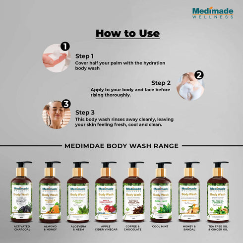 Medimade Wellness Activated Charcoal Body Wash