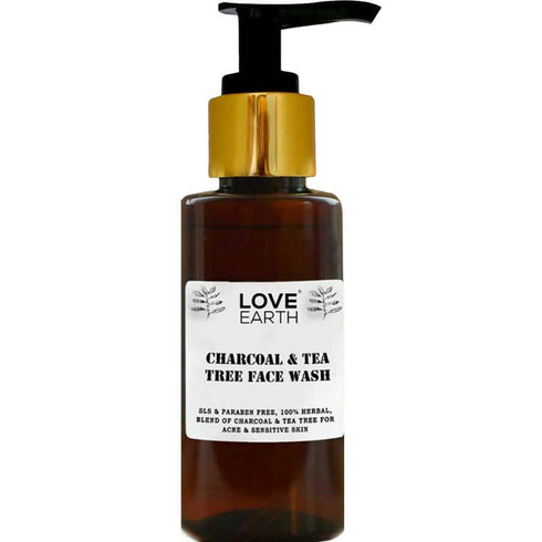 Love Earth Charcoal and Tea Tree Face Wash