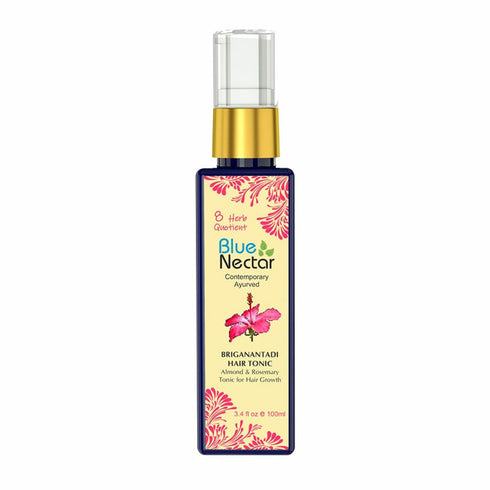 Blue Nectar Briganantadi Hair Tonic with Almond Rosemary Oil