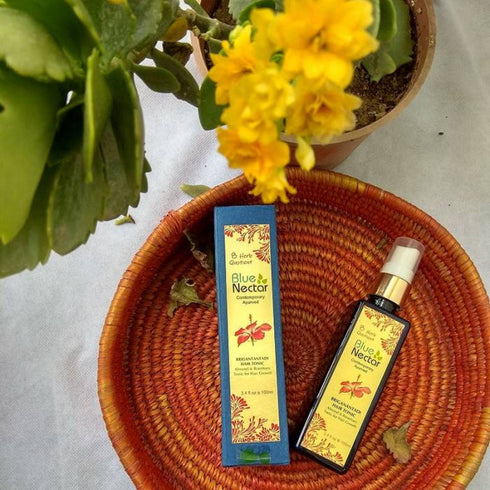 Blue Nectar Briganantadi Hair Tonic with Almond Rosemary Oil