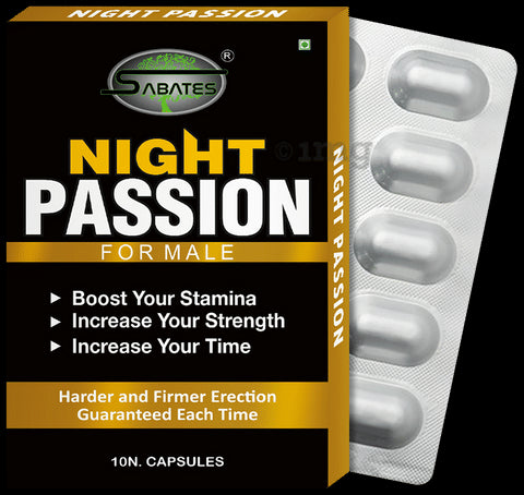 Sabates Night Passion Capsule 10 caps