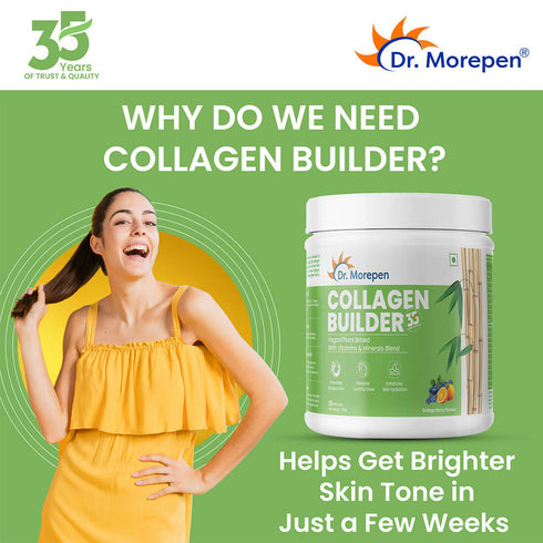 Dr. Morepen Natural Collagen Builder | Orange Berry Flavour