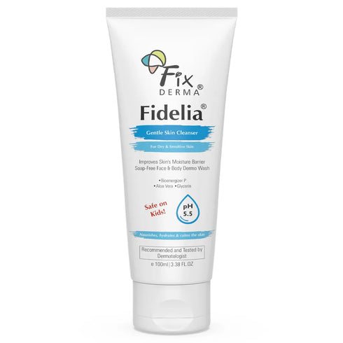 Fixderma Skincare Fidelia Face And Body Wash For Dry And Sensitive Skin