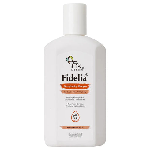 Fixderma Skincare Fidelia Shampoo For Damaged| Dry And Chemically Treated Hair