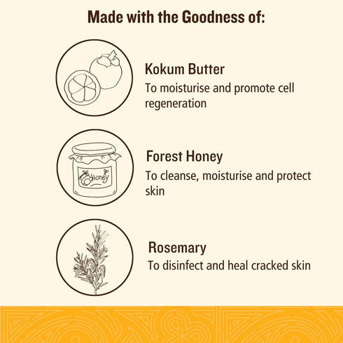 Soultree Hand & Foot Cream | Kokum & Honey With Mountain Rosemary