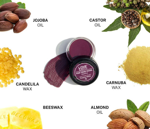 Love Earth Lip Tint and Cheek Tint Multipot Pink From Inside