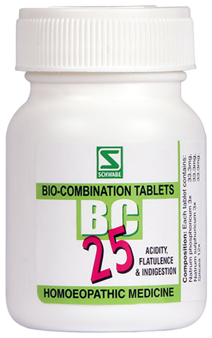 Dr Willmar Schwabe India Bio Combination 25 (BC 25) Tablet