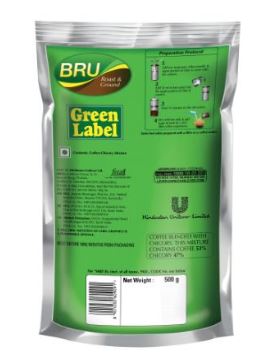 Bru Green Label Filter Coffee 500gms