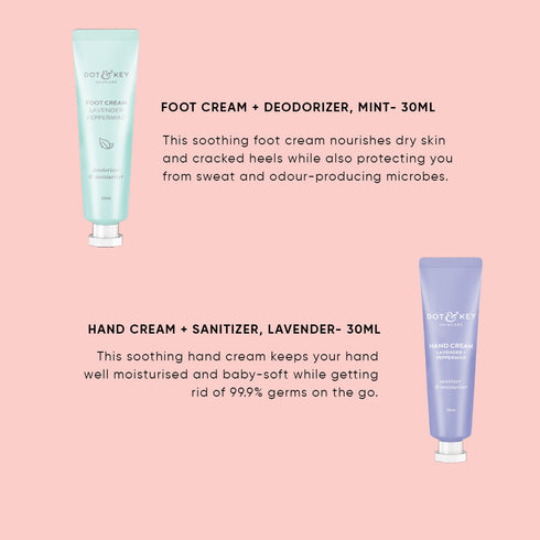 Dot and key Hand & Foot Dream Cream Duo