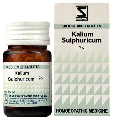 Dr Willmar Schwabe India Kali Sulphuricum Biochemic Tablet 3X