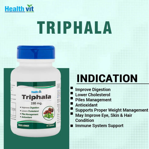 Healthvit Pure Herb Triphala Capsules