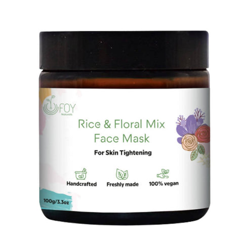 FOY Naturals Rice and Floral Mix Face Mask